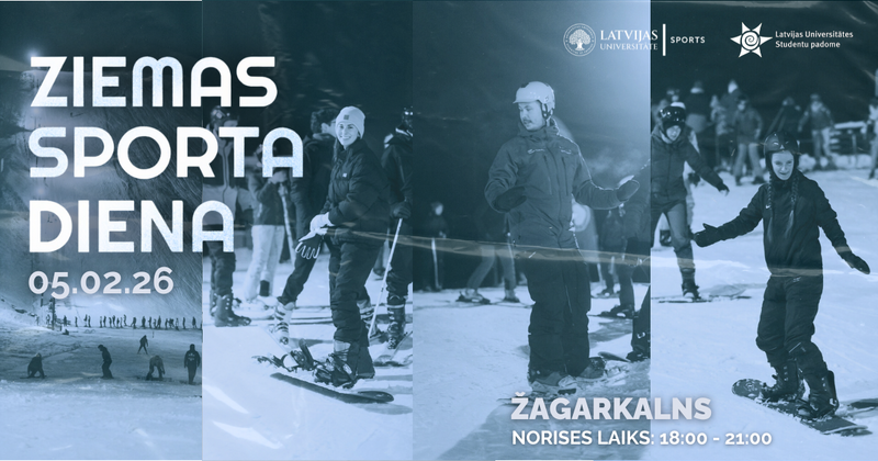 LU Ziemas sporta diena 2026 – dodamies kopā uz kalnu!