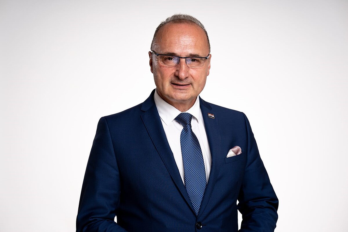 Horvātijas ārlietu un Eiropas lietu ministrs Gordans Grličs-Radmans. Foto: Horvātijas Republikas Ārlietu ministrija.