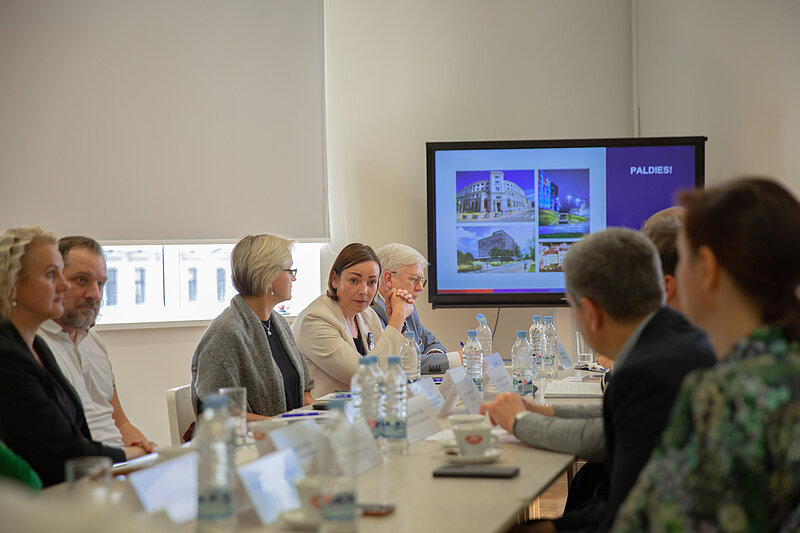 ESZF Darba devēju padomes sēdē. Foto: Kristiāns Upenieks.