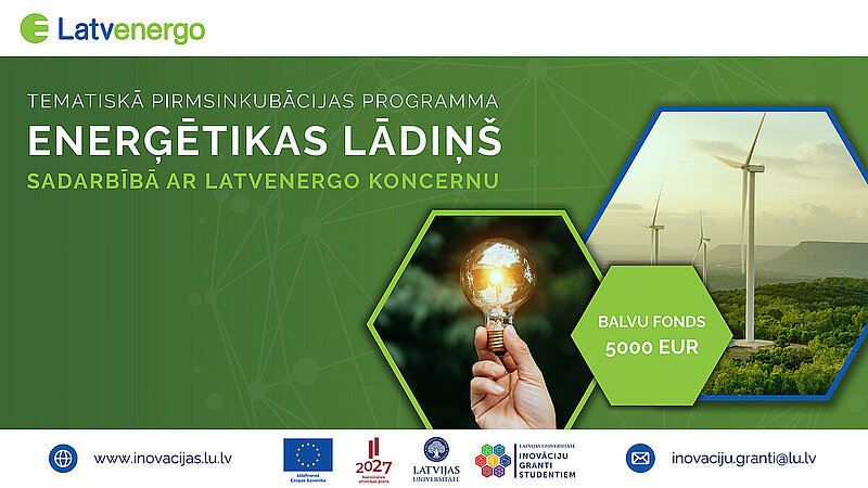 Radi enerģētikas nākotni - atvērta pieteikšanās programmai “Enerģētikas lādiņš”