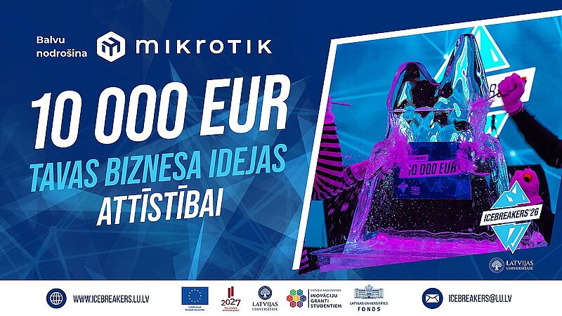 Sākusies pieteikšanās festivāla “Icebreakers’26” 10 000 EUR granta konkursam